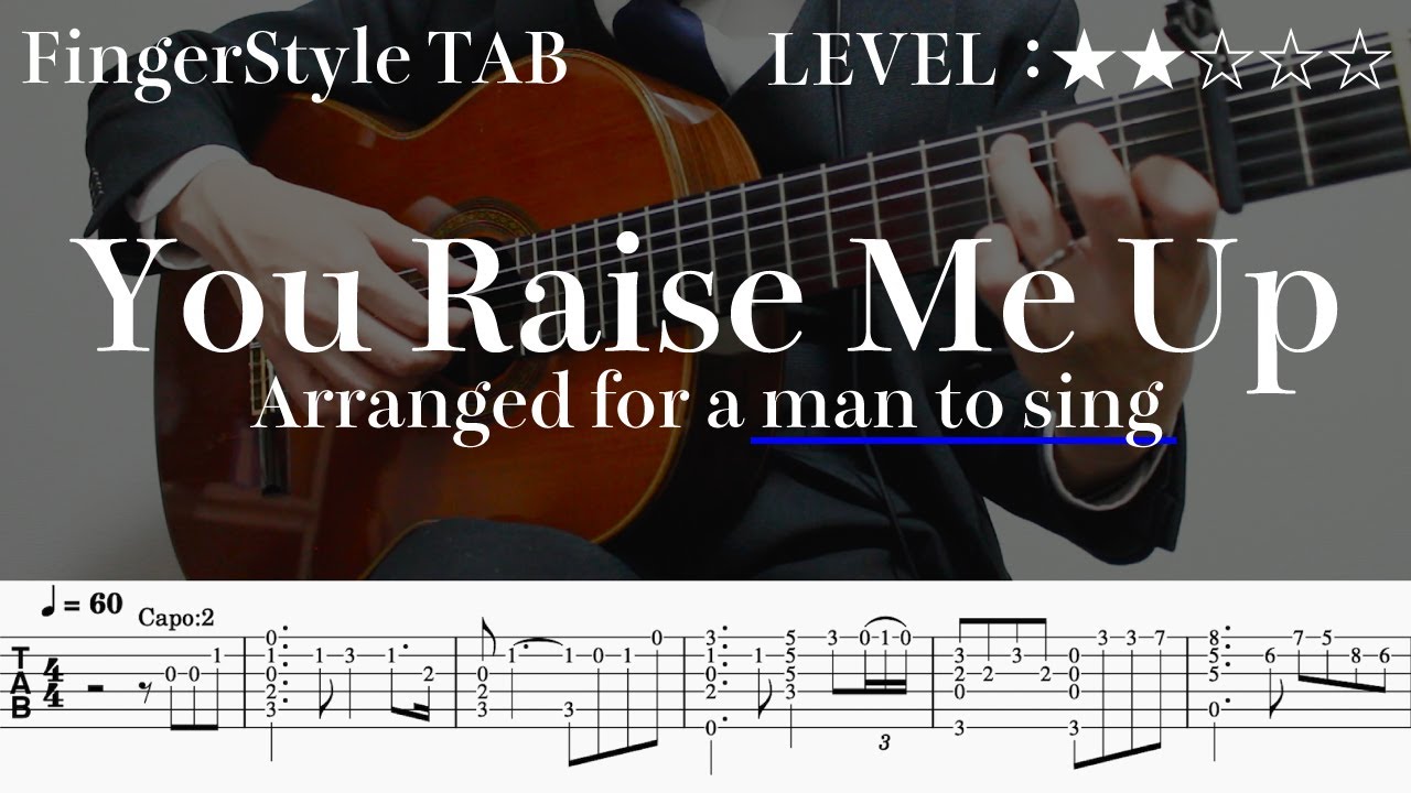 yaWDmvSIdqQ-maxresdefault 【You Raise Me Up】ソロギター楽譜(TAB譜付き)- Yazawa masaki 矢澤 正樹
